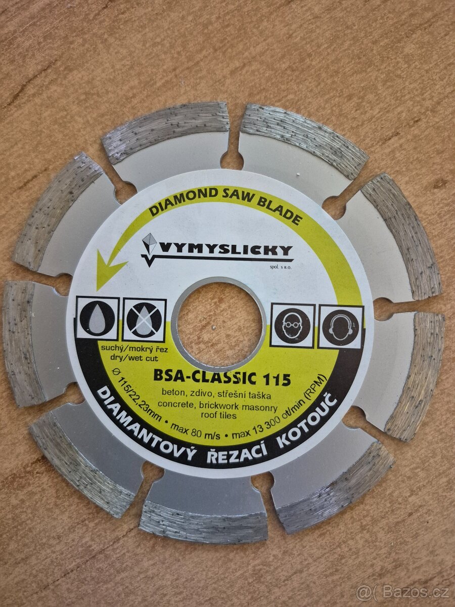 Diamantové řezné kotouče 115mm - 2