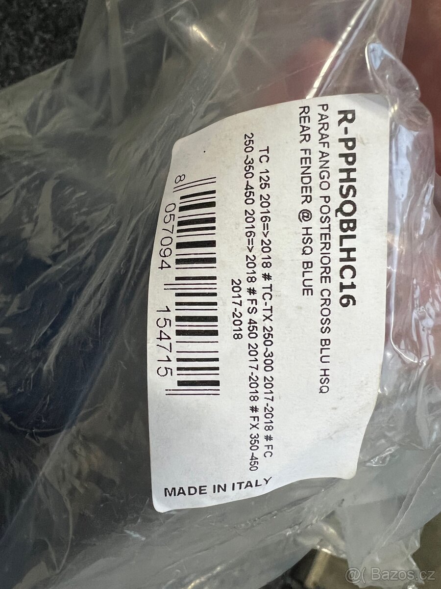 Nové blatníky Husqvarna TC FC 2016-2018 - 2