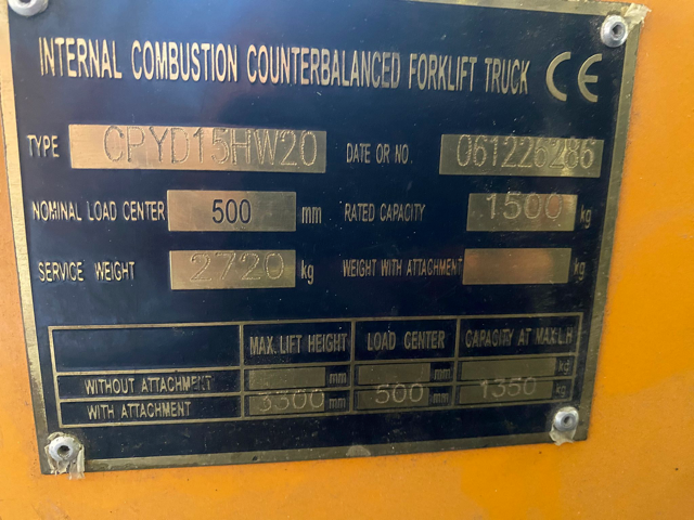 VZV Vysokozdvyžný vozík CAPSTAN CP15 - 2