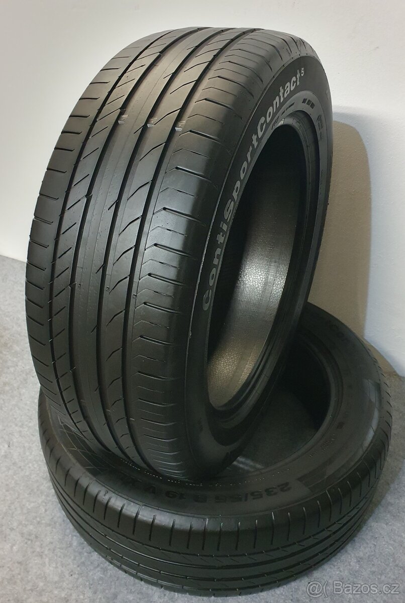 2x -- 235/55 R19 Letní pneu Continental ContiSportContact 5 - 2