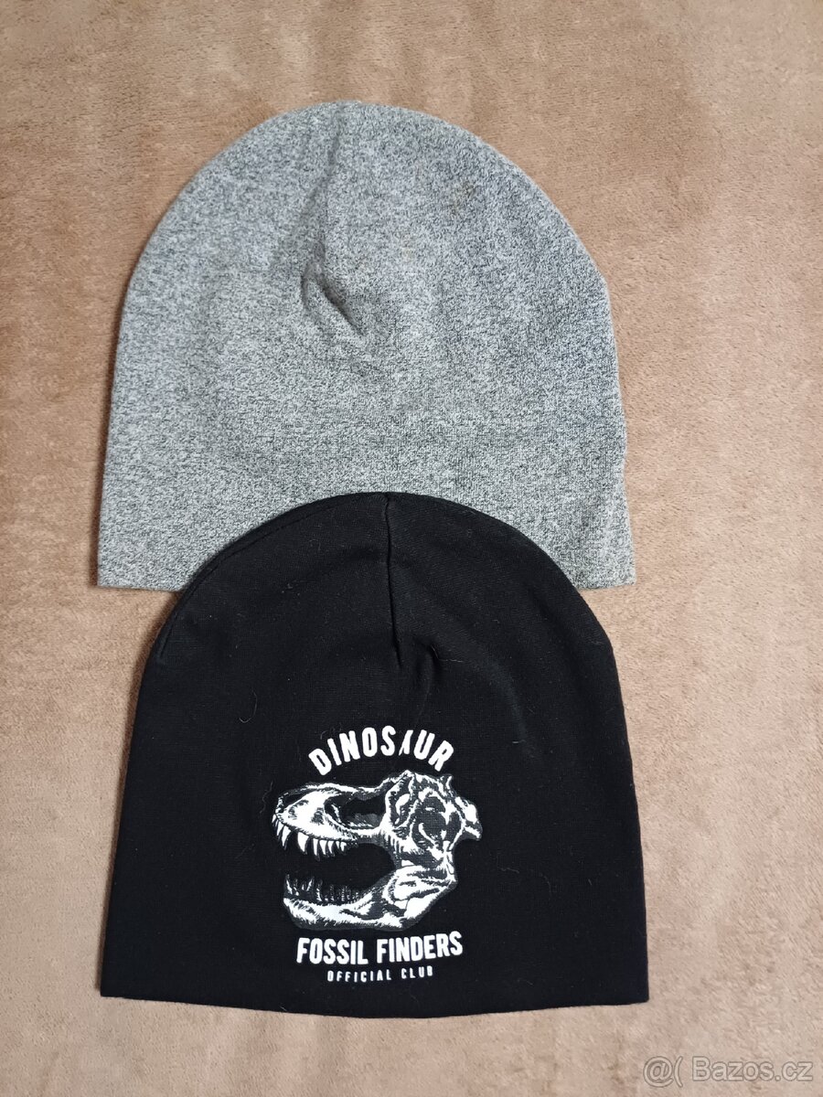 Chlapecké čepice 2ks - 2