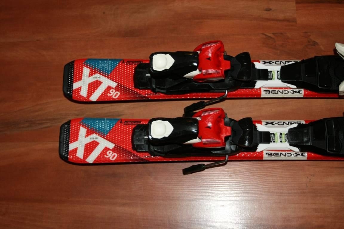 lyže Atomic XT 90 cm , hadí kuze , lyžaky - 2
