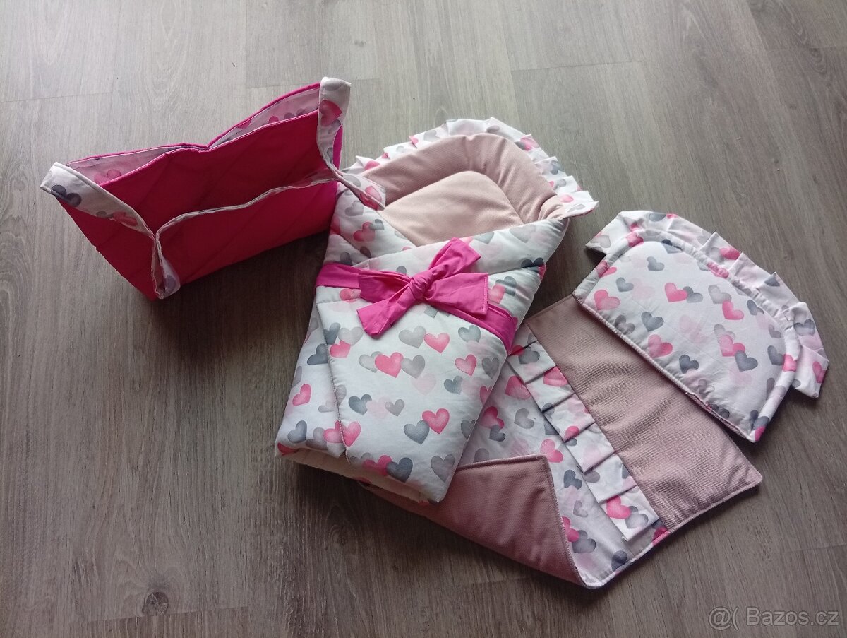 Souprava pro panenky do kočárku "vafle" - 2