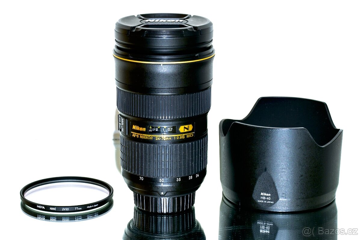 Nikon AF-S Nikkor 24-70mm f/2,8G + Hoya HMC NEPOUŽÍVANÝ - 2