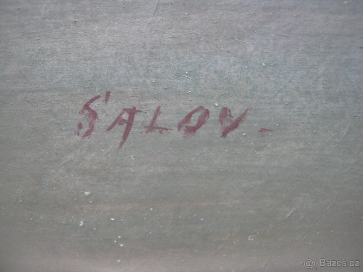 Prodám dva větší staré obrazy-zátiší. - 2