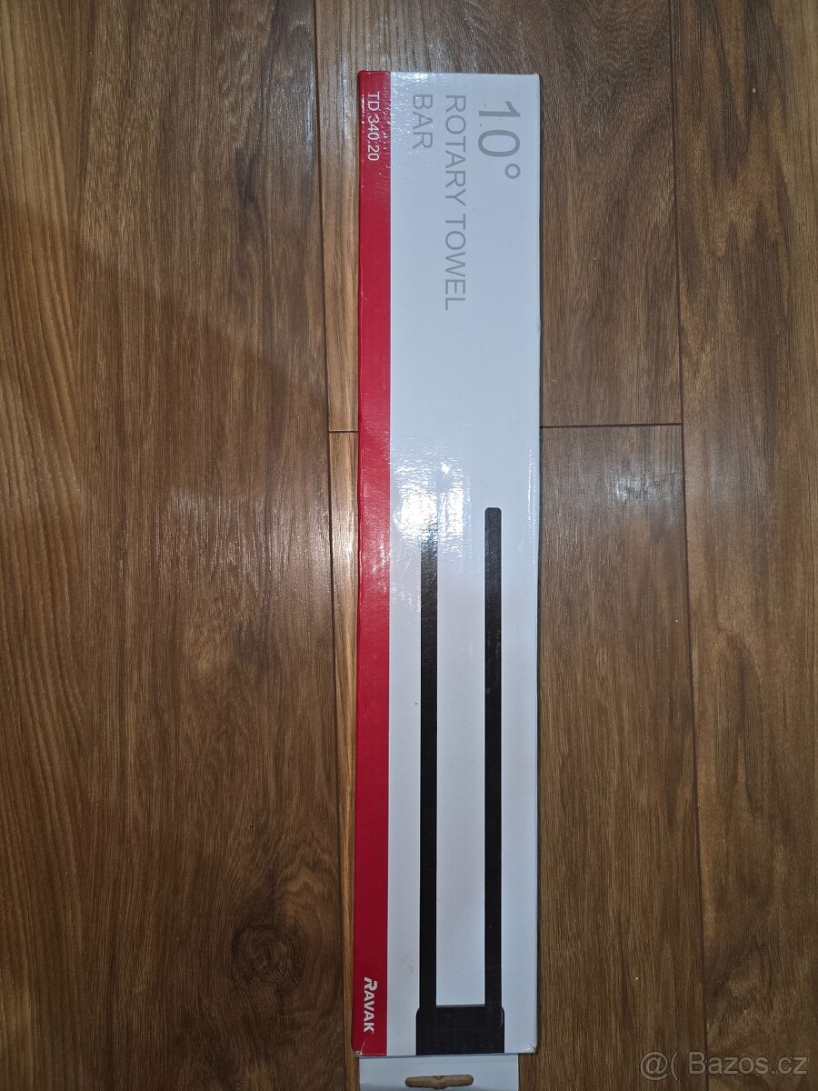 Držák/věšák ručníku Ravak černý TD 340.20 - 2