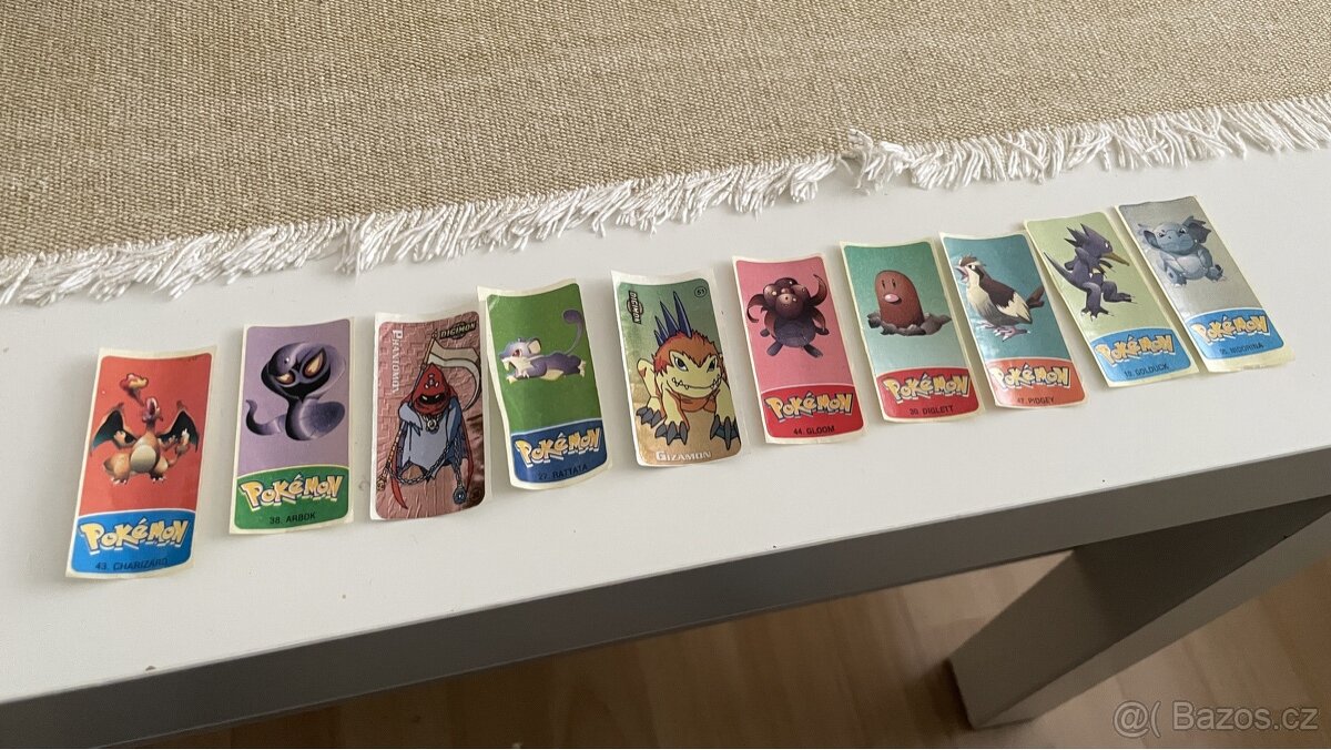 Pokemon Dunkin nalepky - 2