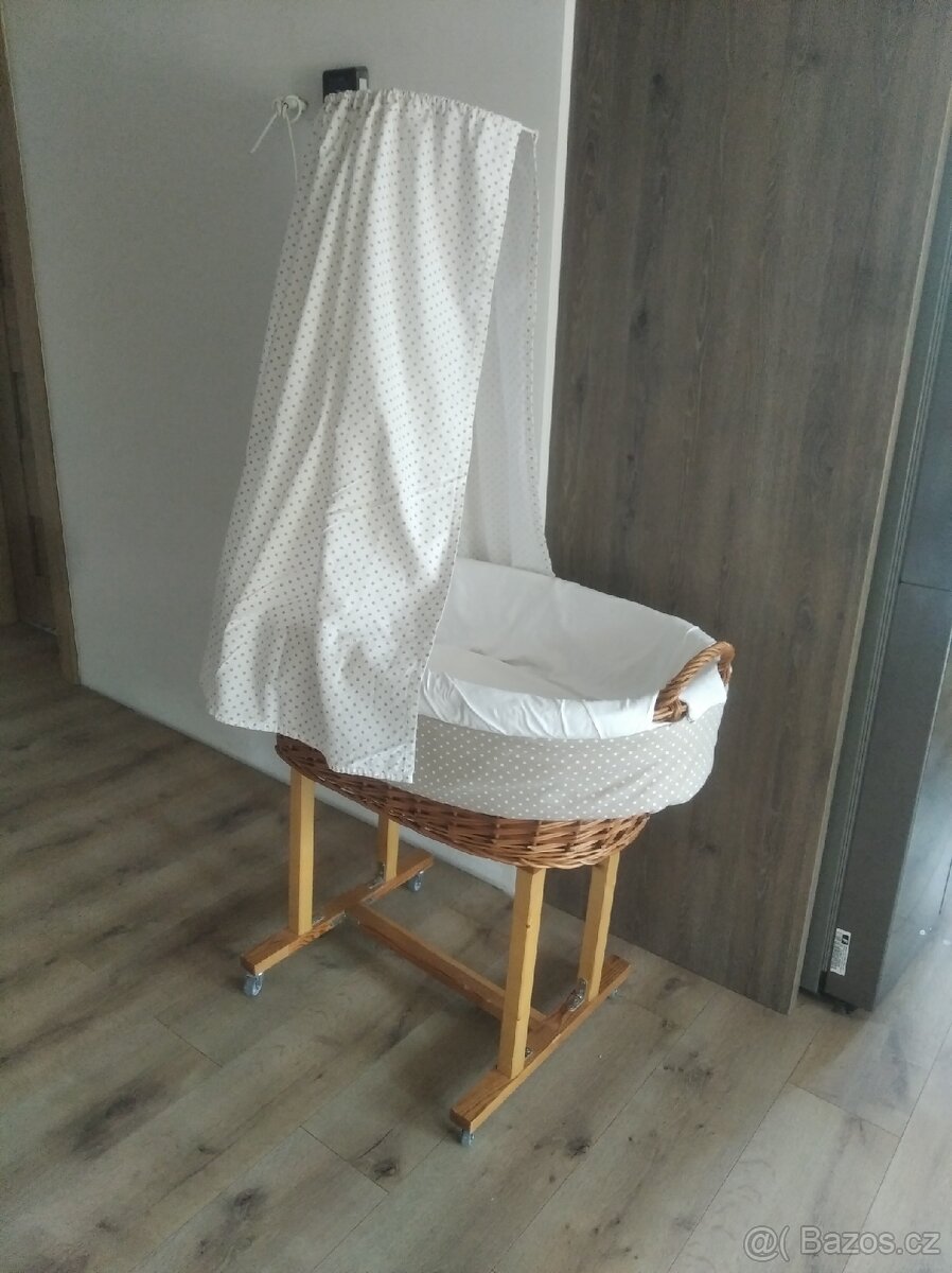 Postýlka košík kolébka pro miminka - 2