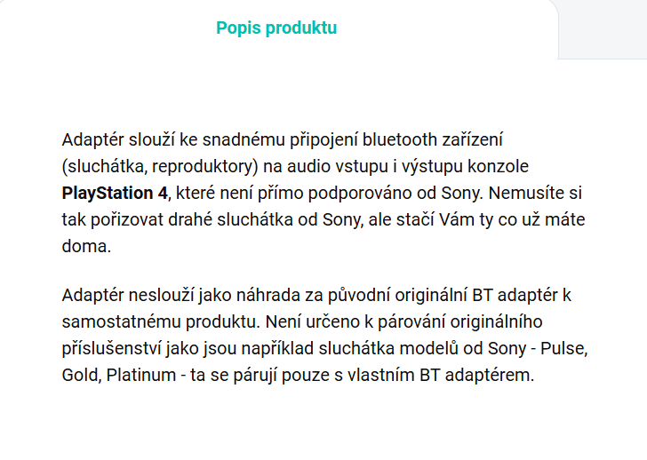 Bluetooth adapter/dongle PS4 - 2