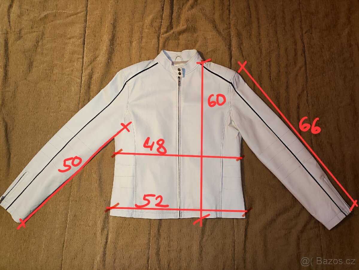 KARA bila kožená bunda - 2