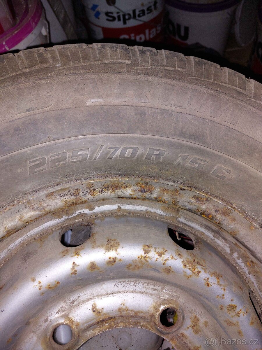 Sada kol 225/70R15C (asi letní) - 2