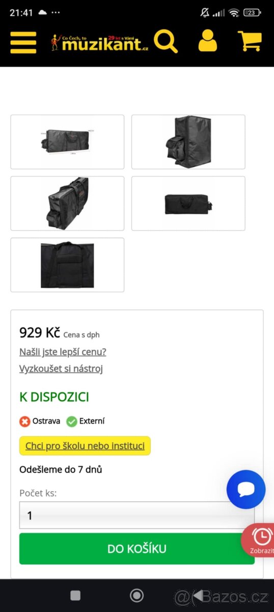 Klávesy FOX keyboard 160 s příslušenstvím - 2