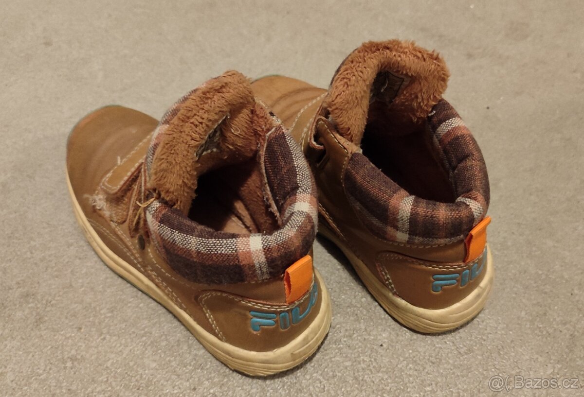 Dětské podzimní/zimní botičky FILA - 2