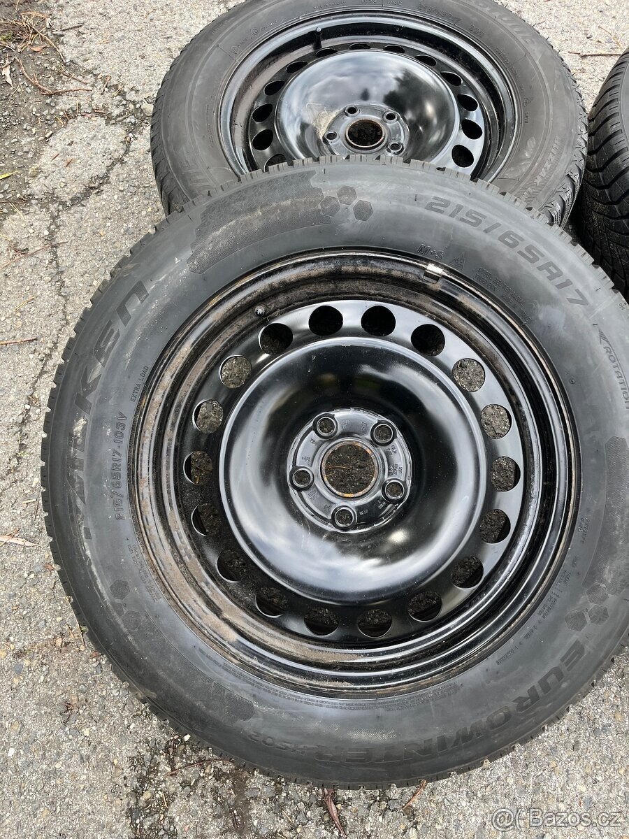 Škoda Karoq zimní plechové kola - 2