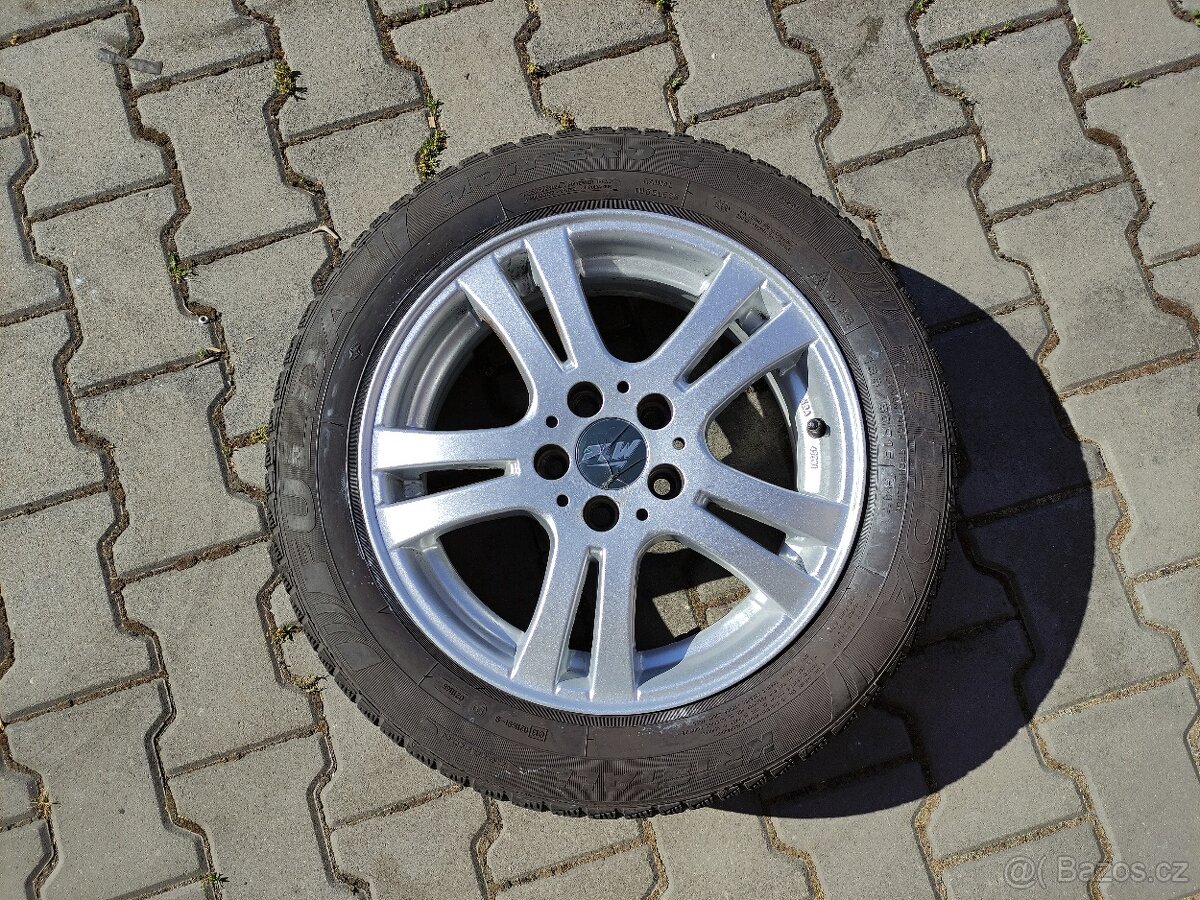Alu litá kola VW POLO 5, 185/60/15 + šrouby,5x100mm - 2