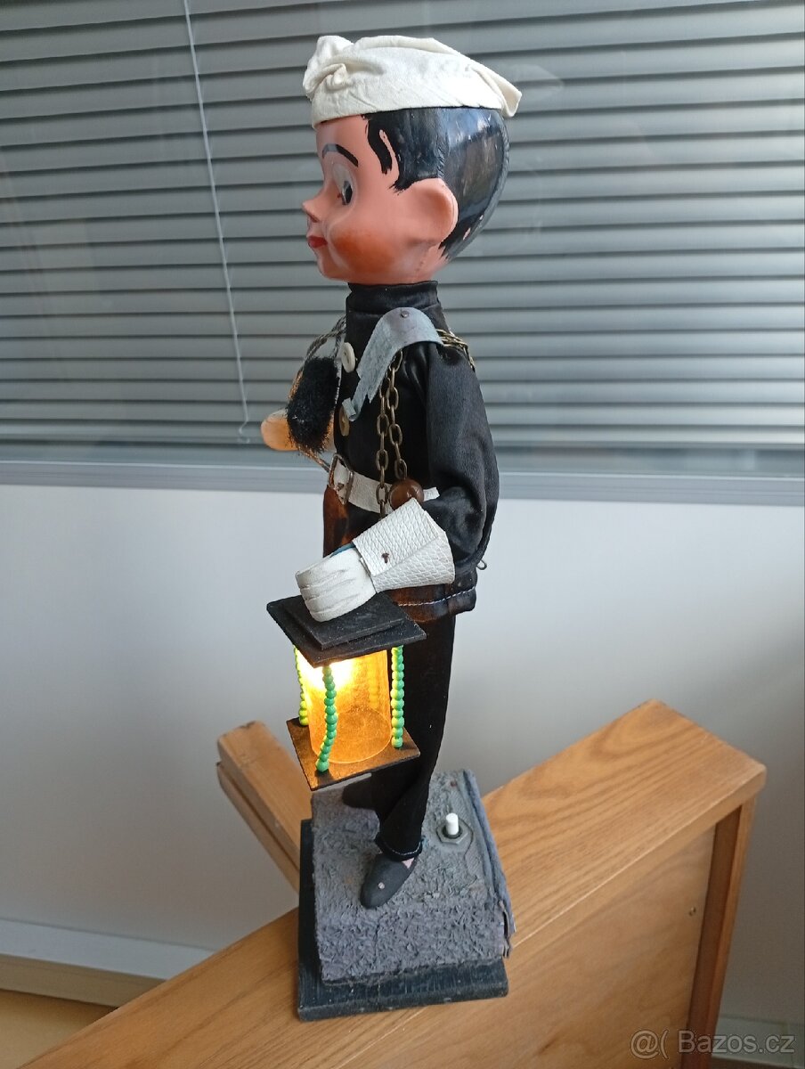 retro kominik se svitici lucernou v 45cm - 2