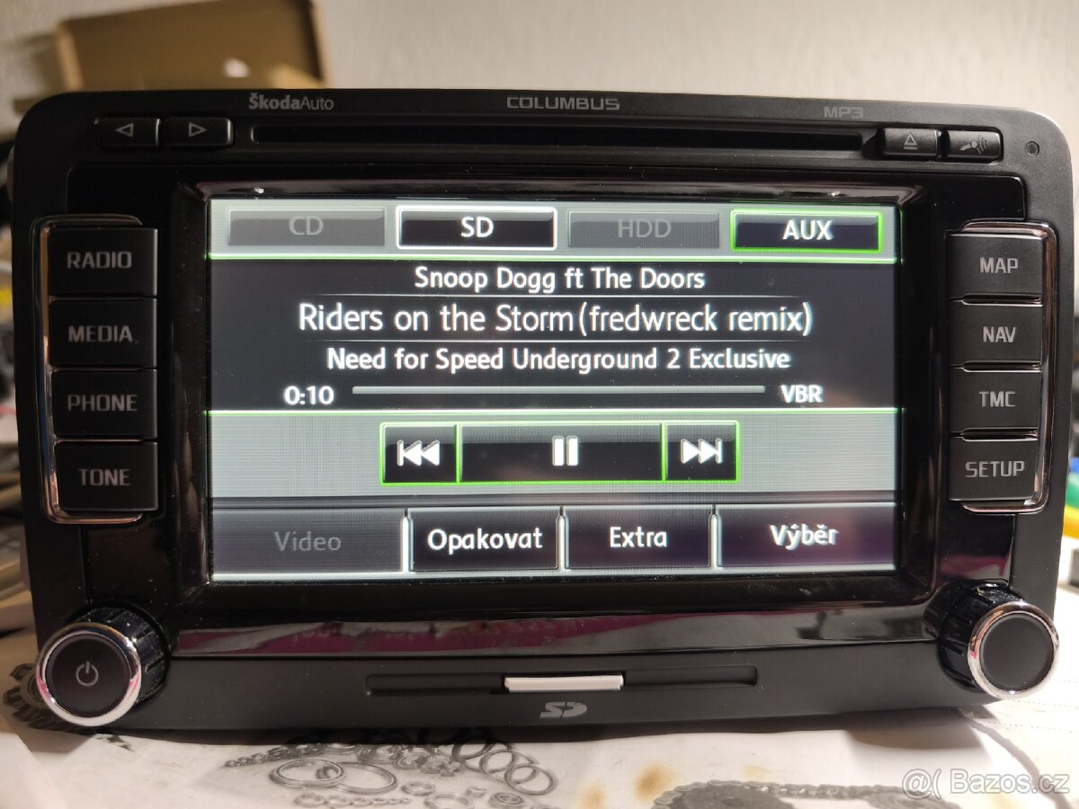 Columbus RNS510 3T0035680A LED aktualizované - 2