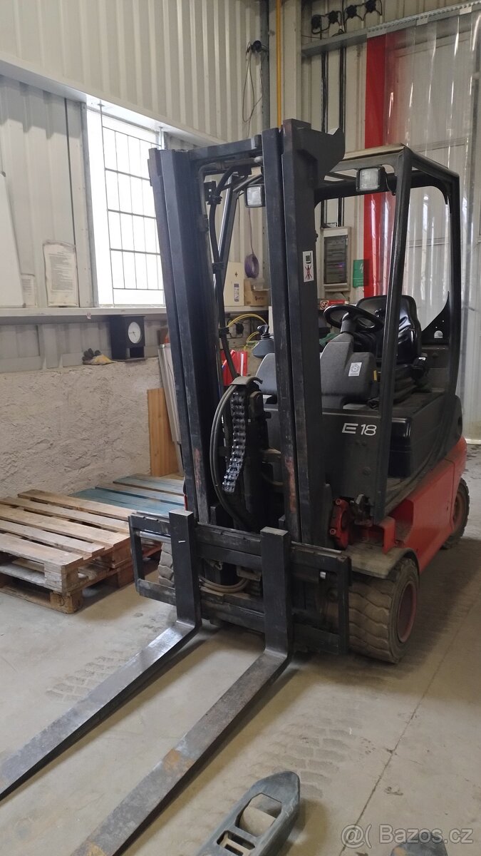 VZV vysokozvižný vozík Linde E18P elektrika - 2