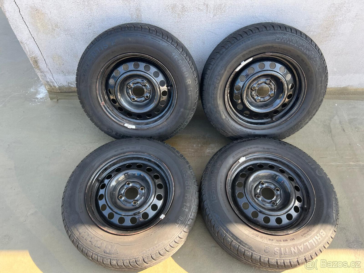 165/80R14 letní sada 4x100 5,5x14 - 2