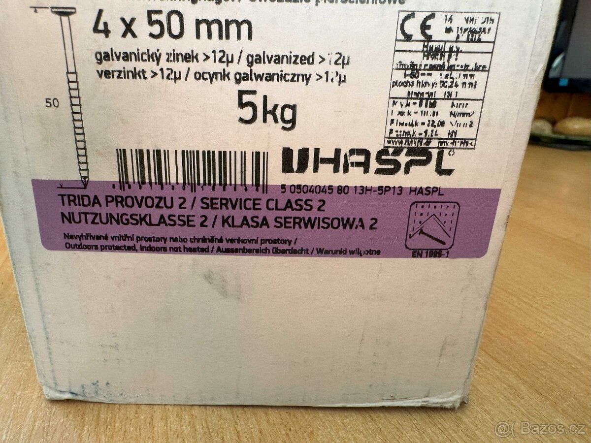 Konvexní hřebíky 4x50 - 2