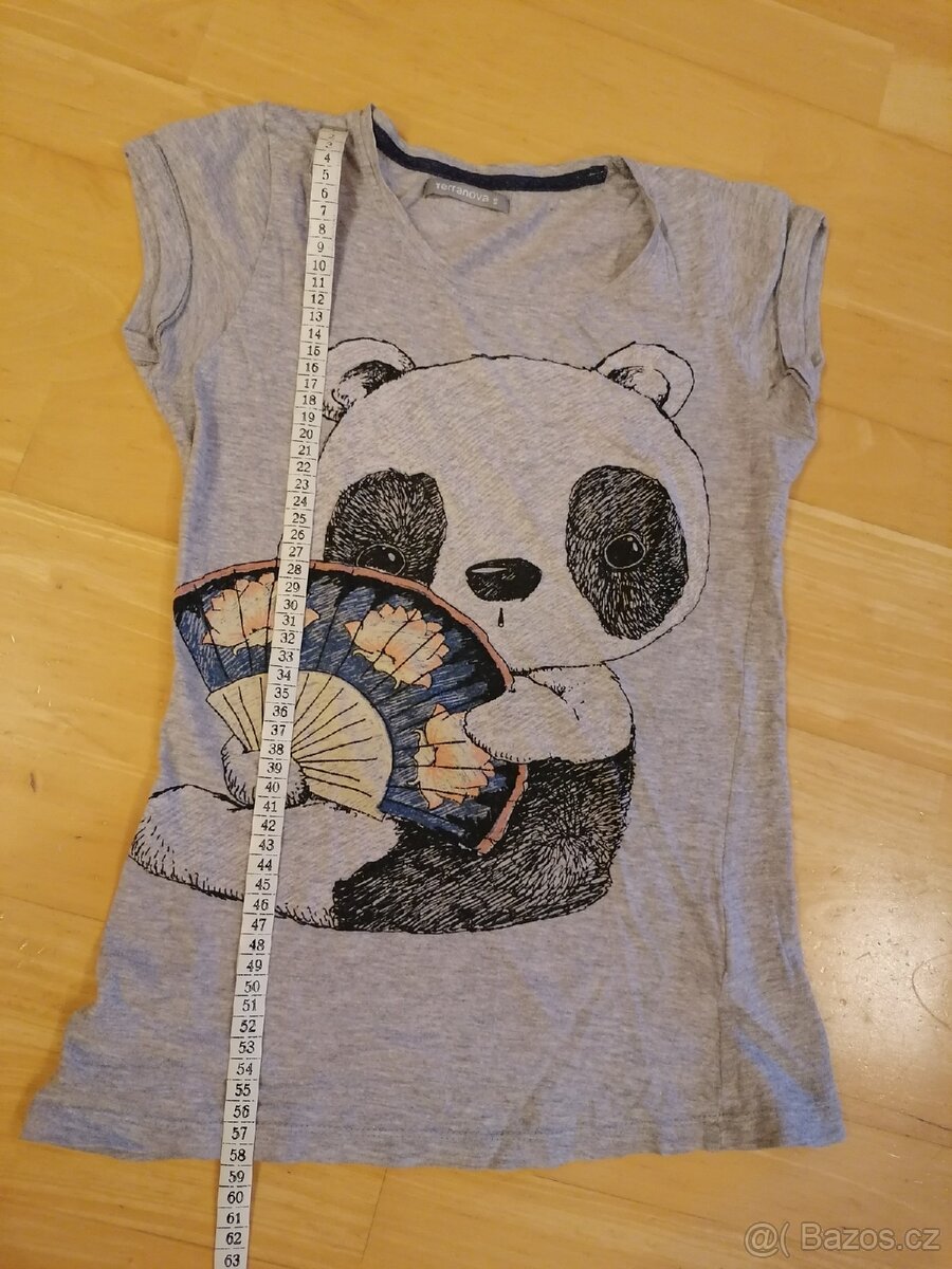 Dívčí tričko vel. S s pandou - 2