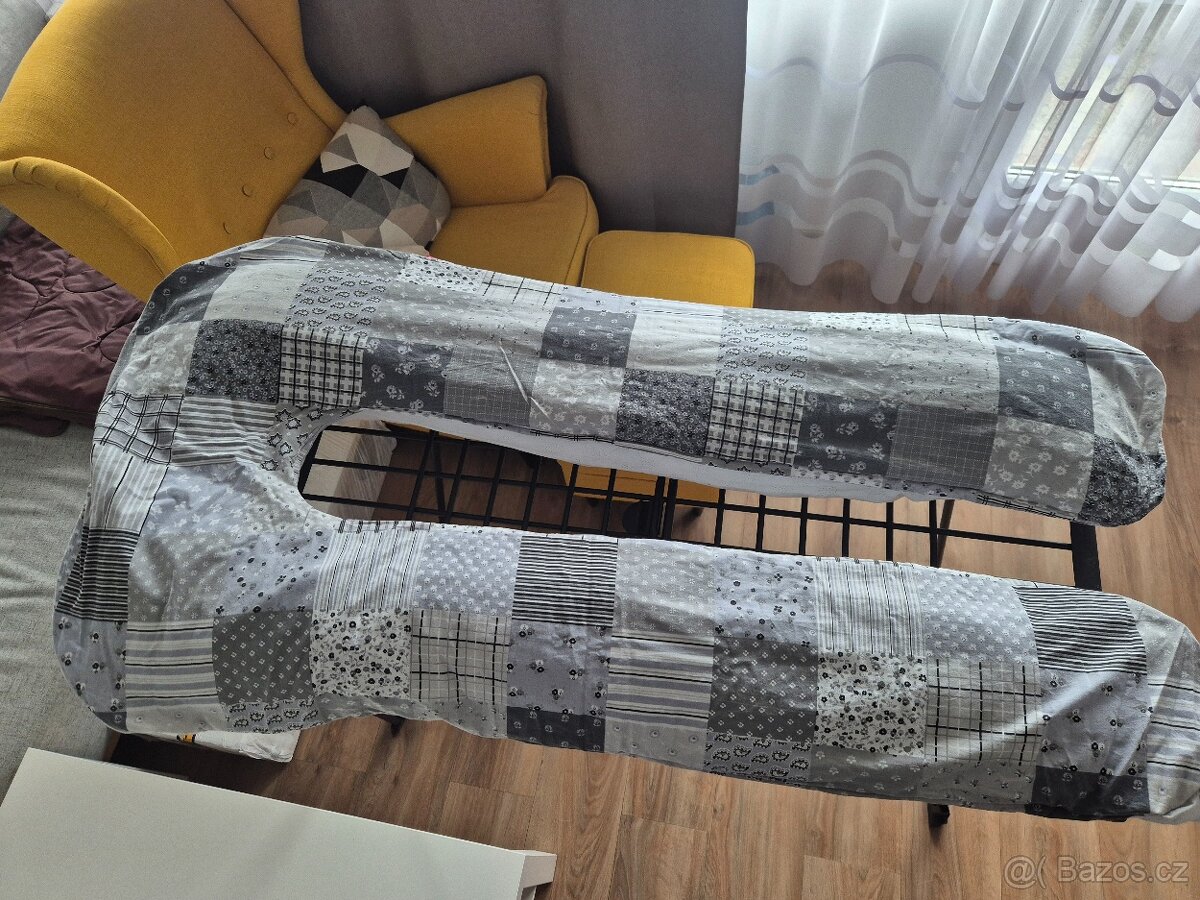 SCAMP Těhotenský polštář U šedý - 2