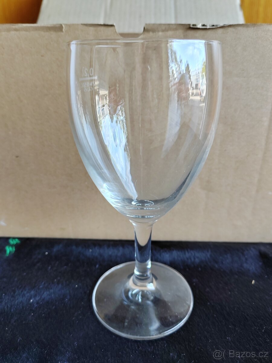 Skleničky na červené víno 2dl - 2