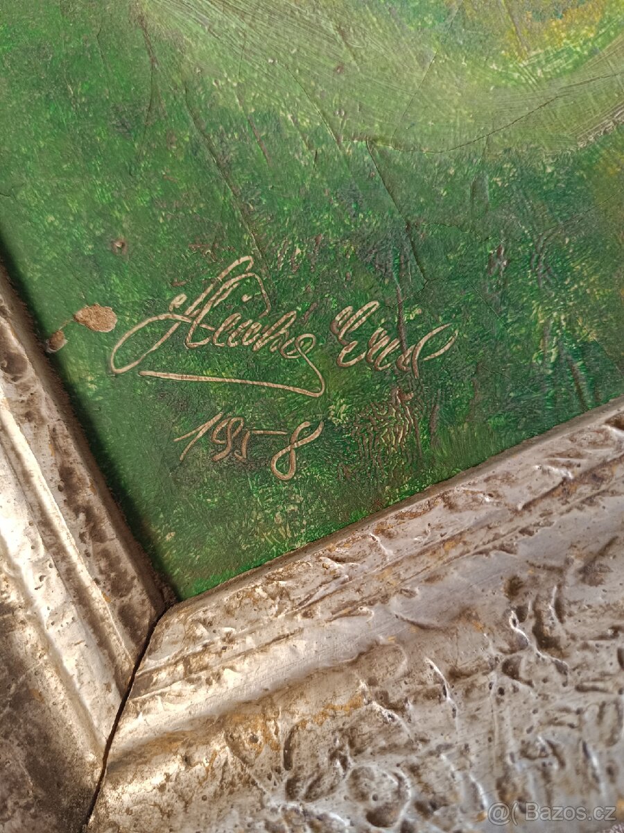Starý malovaný obraz - 2