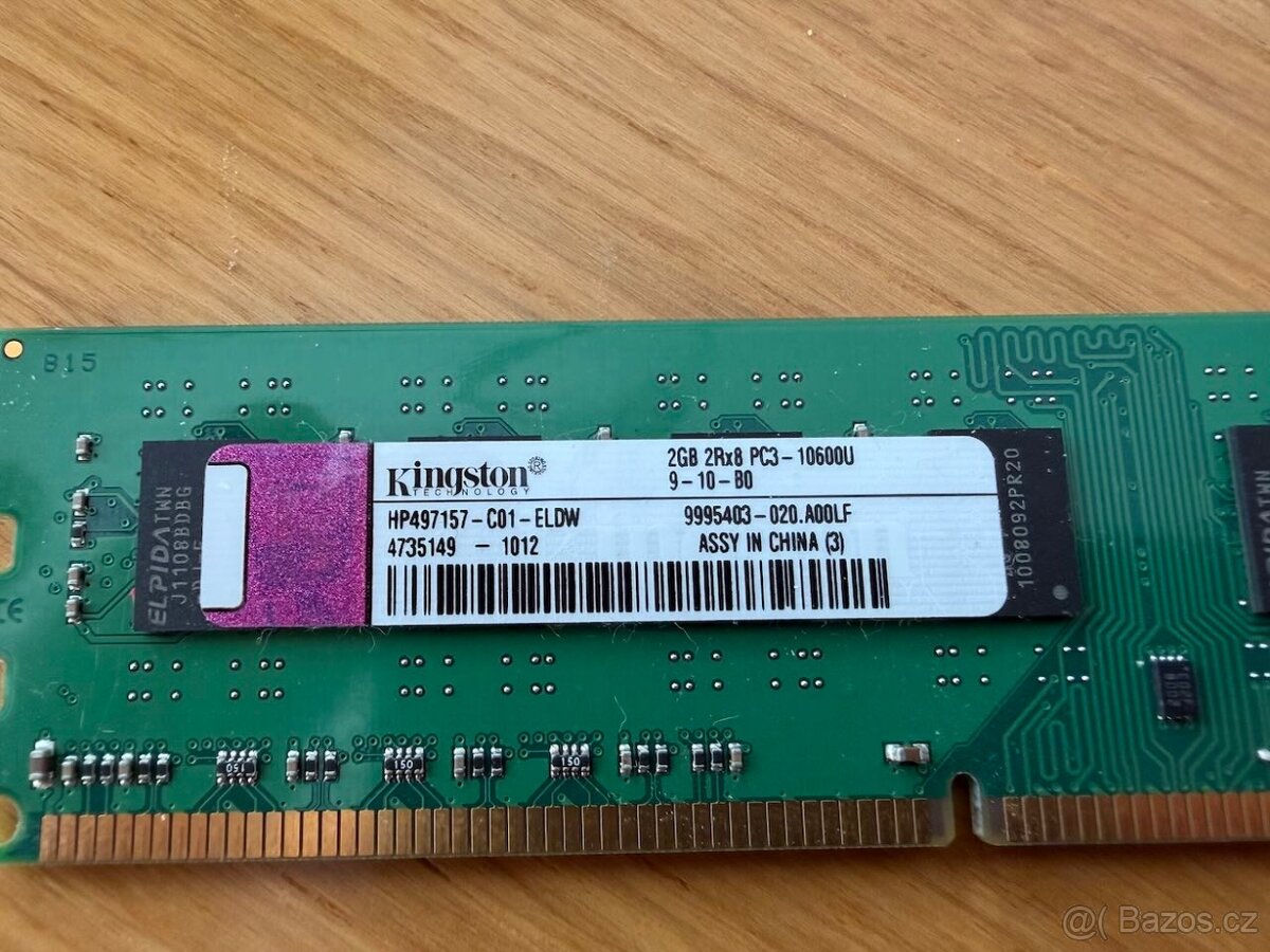 RAM Kingston 4x2 GB DDR3, 1333 MHz - 2