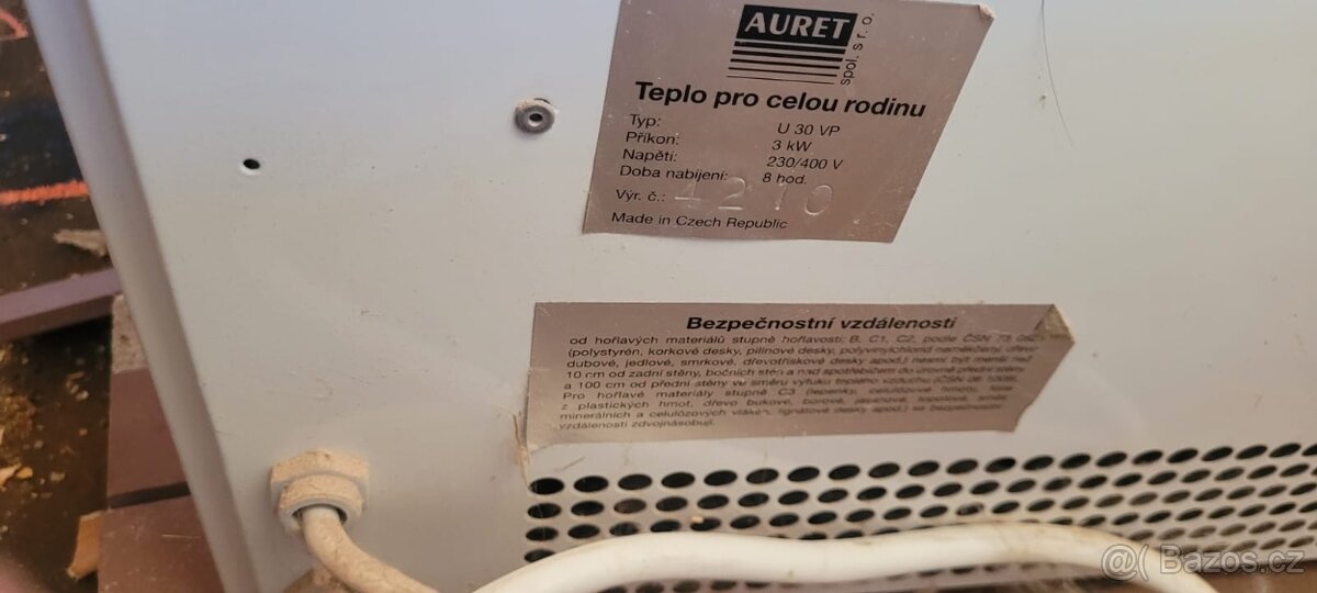 Akumulační kamna Auret - 2