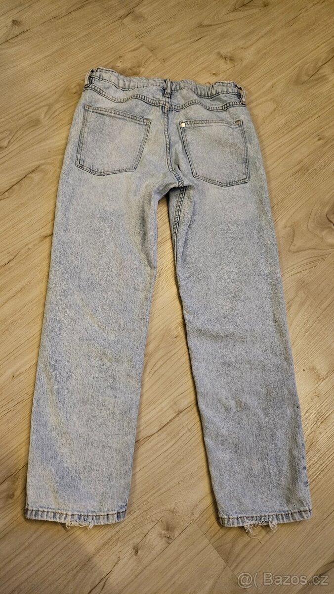 Rifle jeans džíny h&m relaxed 11 let vel 146 - 2
