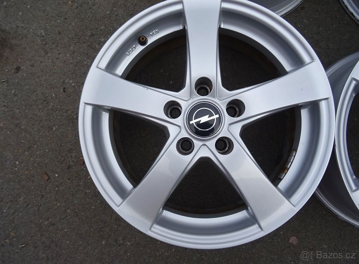 Alu disky Opel, 16", 5x110, ET 37 , šíře 6,5J - 2