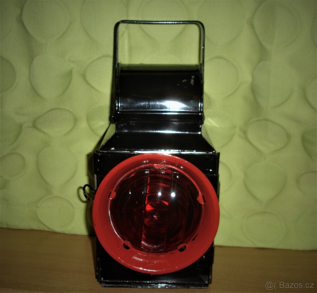 DRÁŽNÍ LAMPA - VELKÁ PETROLEJKA KOMPLETNÍ... - 2