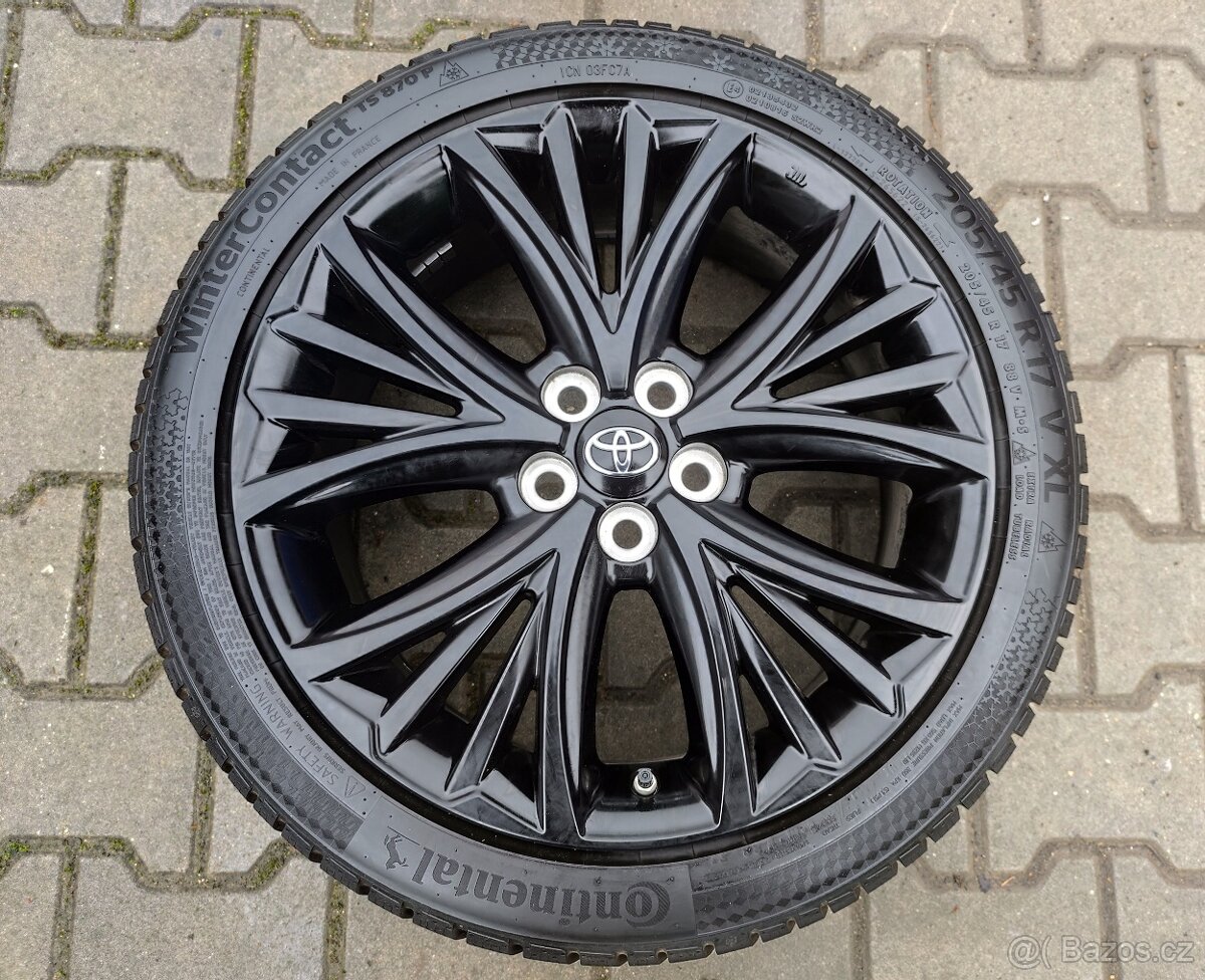 Alu kola originál Toyota Yaris 5x100 R17 TOP ZIMNÍ SADA - 2