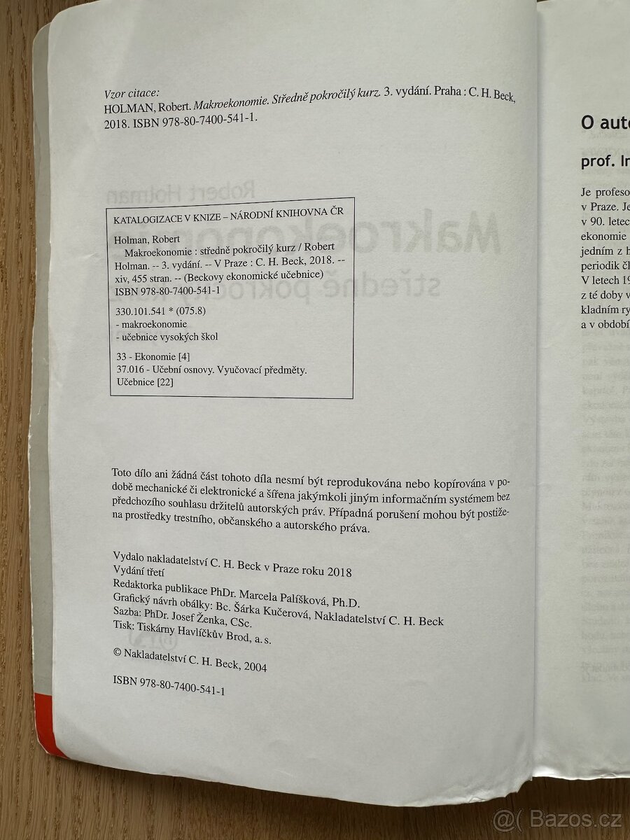 učebnice Makroekonomie – středně pokročilý kurz - 2