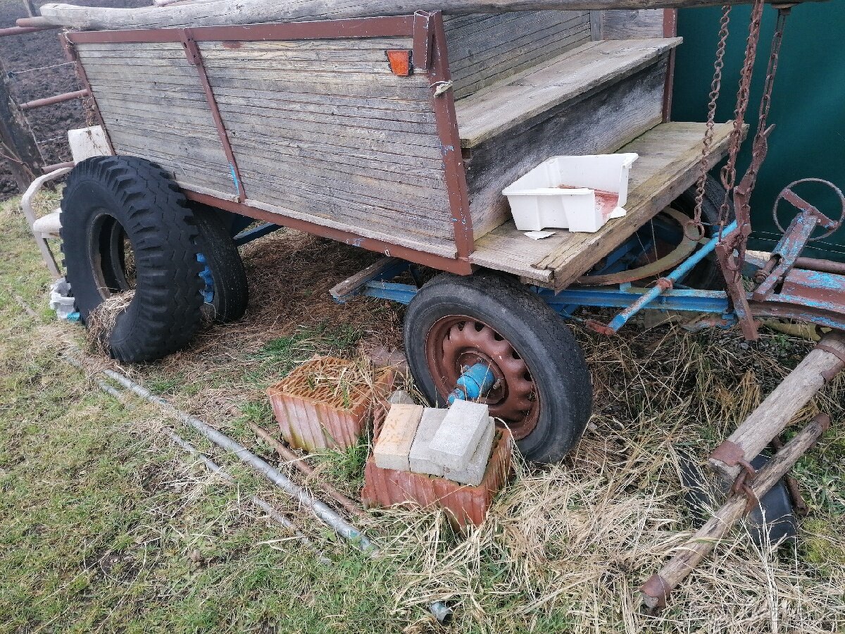 Vůz za koně, brycka, cikansky vůz. - 2