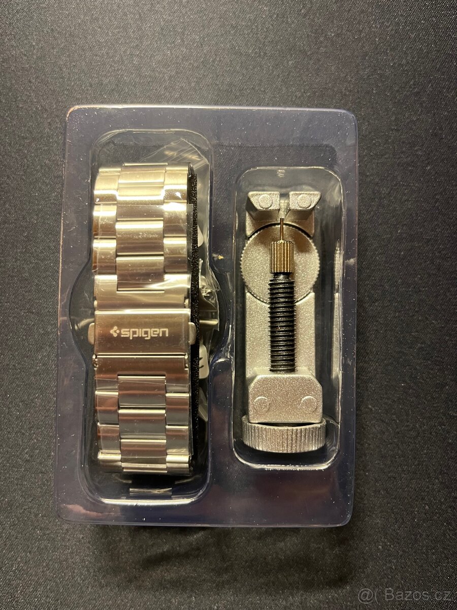 Prodám nový Spigen Modern Fit Silver Apple Watch - 2