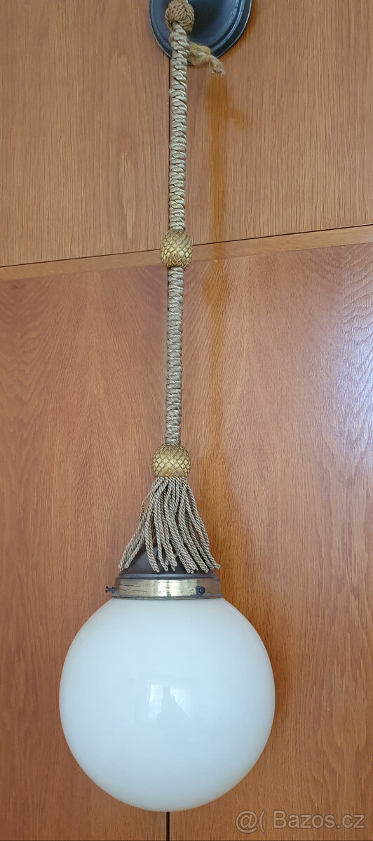 starožitná závěsná lampa - 2