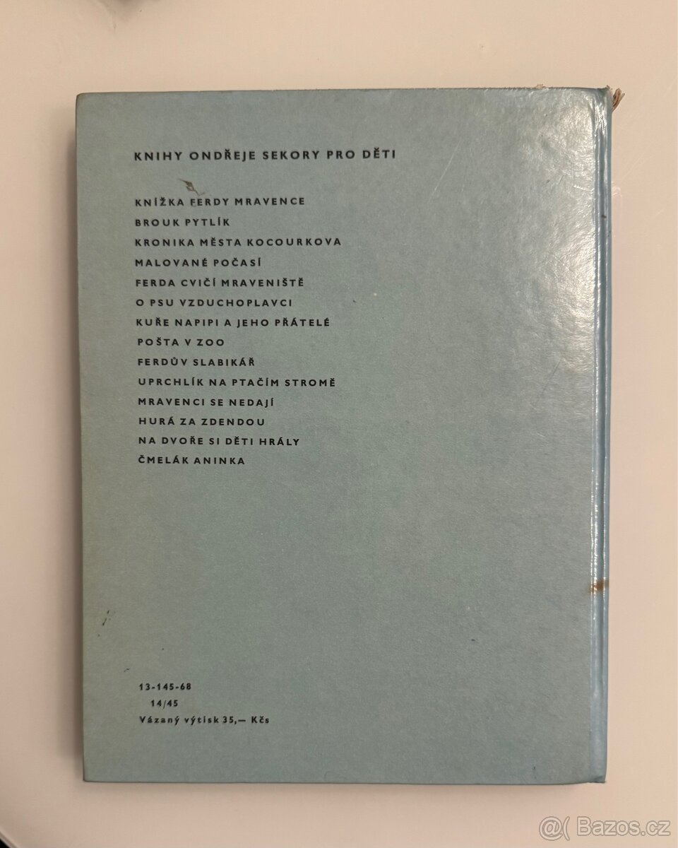 Knížka Ferdy Mravence - O. Sekora - 2