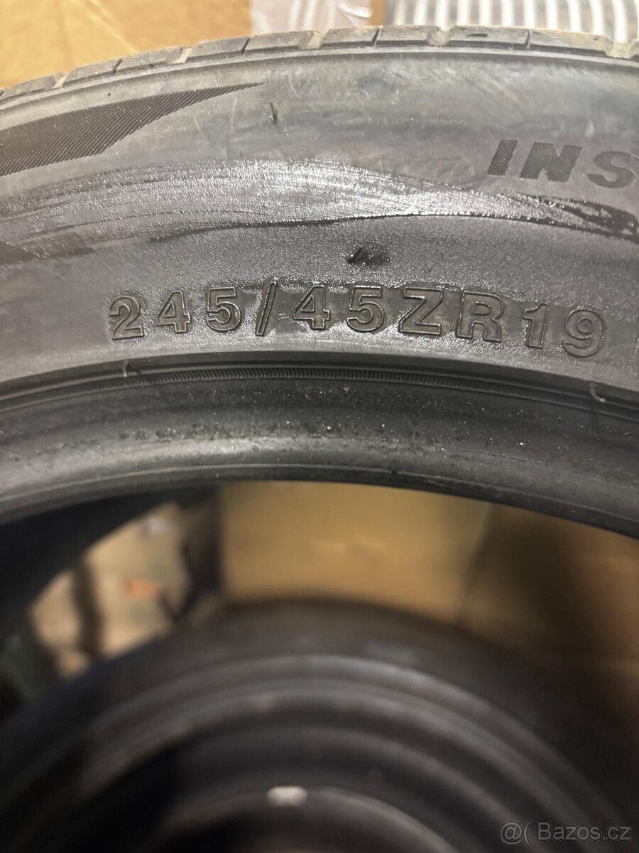 4 ks letních pneumatik Minerva 245/45 R19 - 2