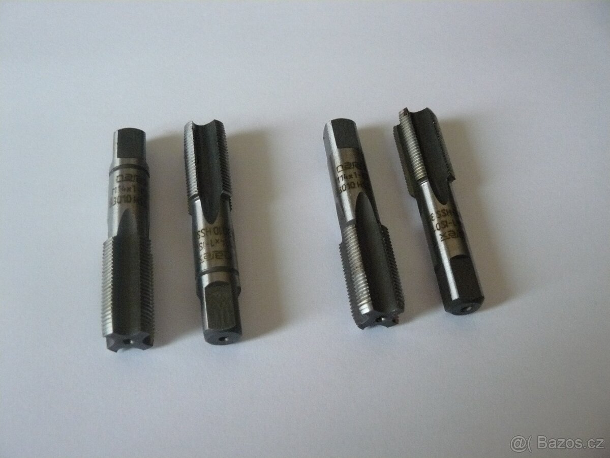 ZÁVITNÍK ruční sadový M14x1 III, I - HSS (NAREX, ČR) NOVÝ - 2