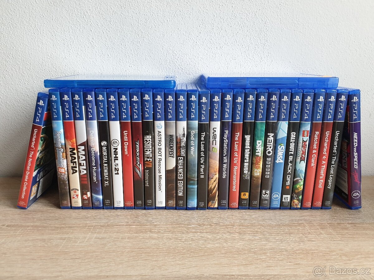 Větší množství originálních her PS4/ PS5 - 2