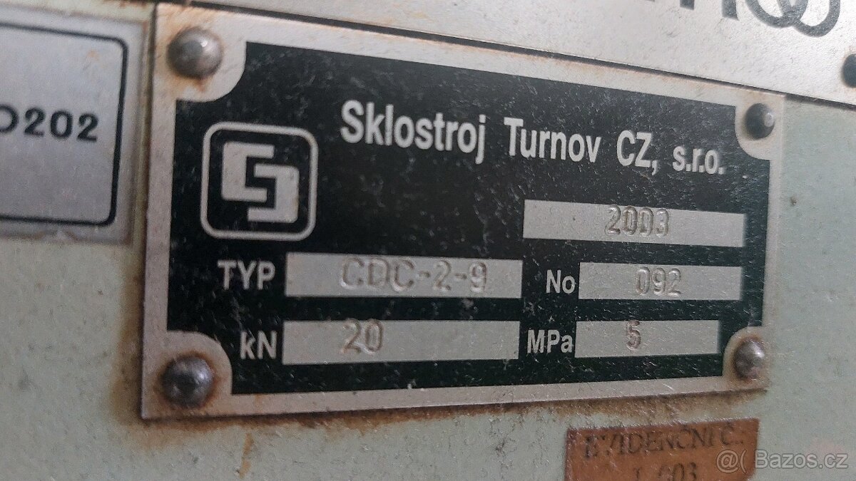 Hydraulický lis - CDC 2-9, r.v. 2003 - 2