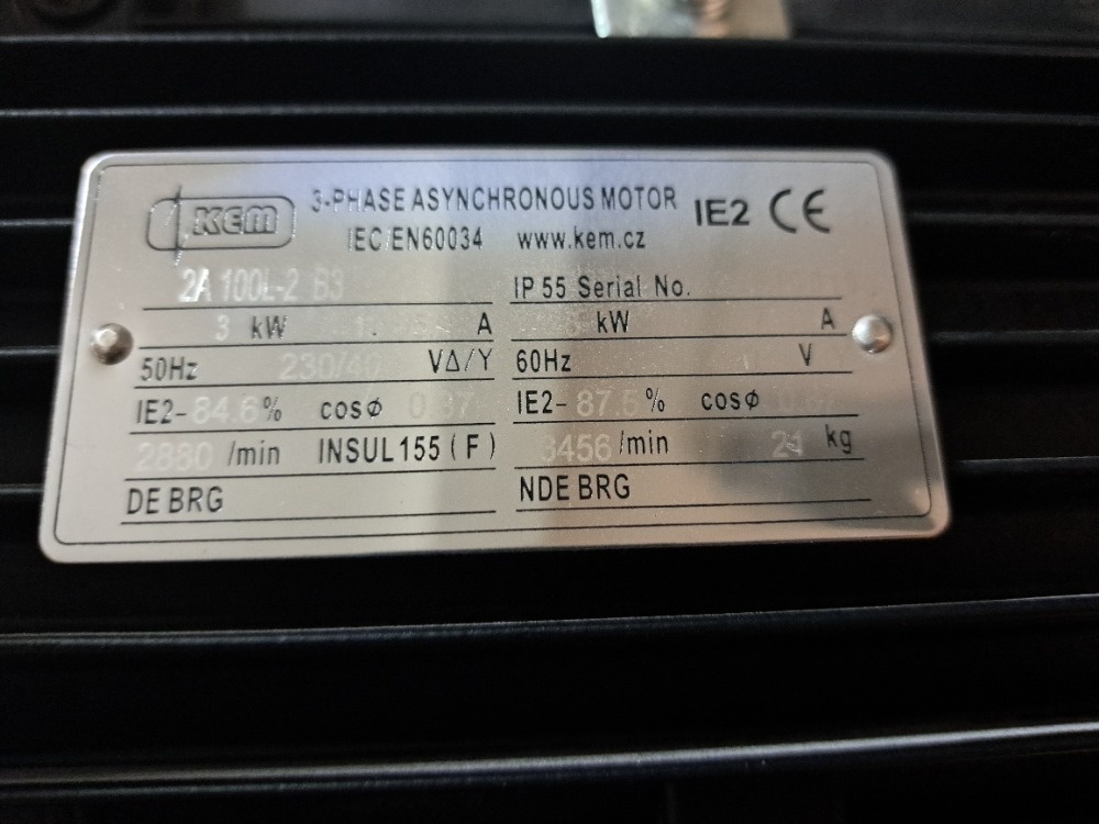 Motor 480 V + frekvenční měnič - 2