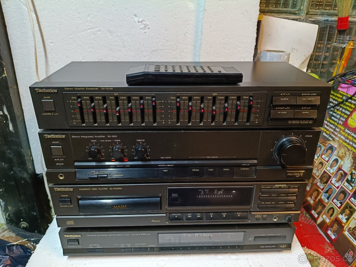 Technics systém-equalizer- Receiver -CD-tuner . - 2