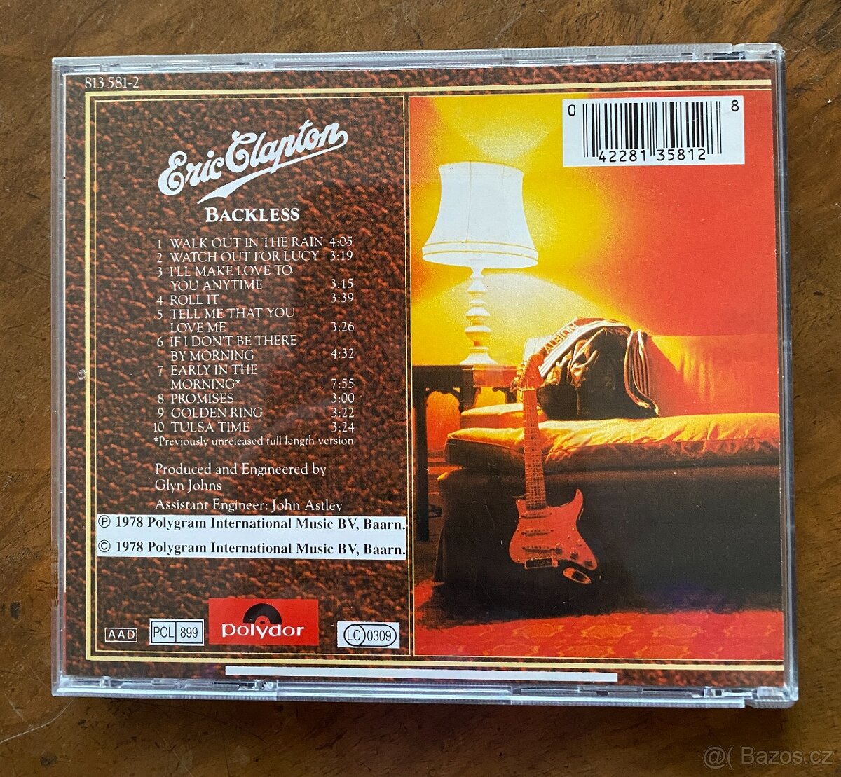 CD Eric Clapton - Backless - 2