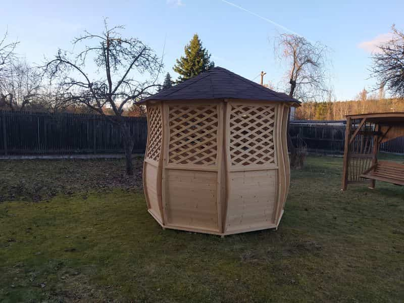 Dřevěný altán osmistranný - 2