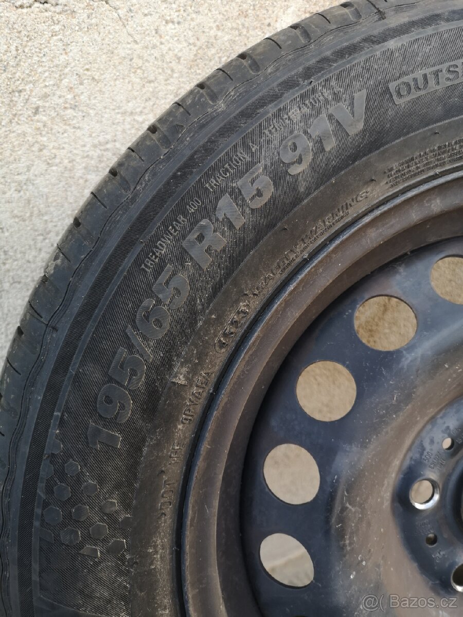Kola 5 x 112 s pneu 195/65 R15 - 2