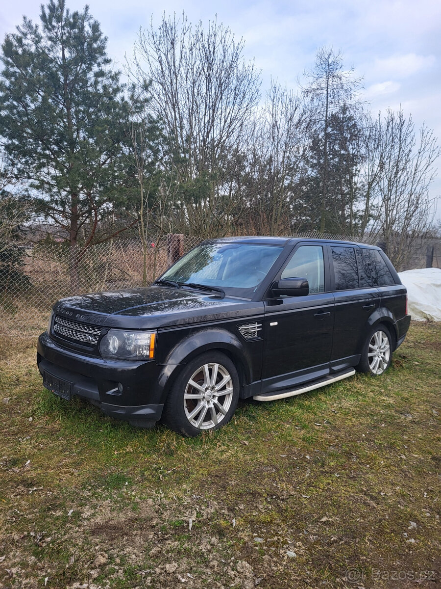 Range Rover sport 3,0 HSE, 2012, poškozený motor