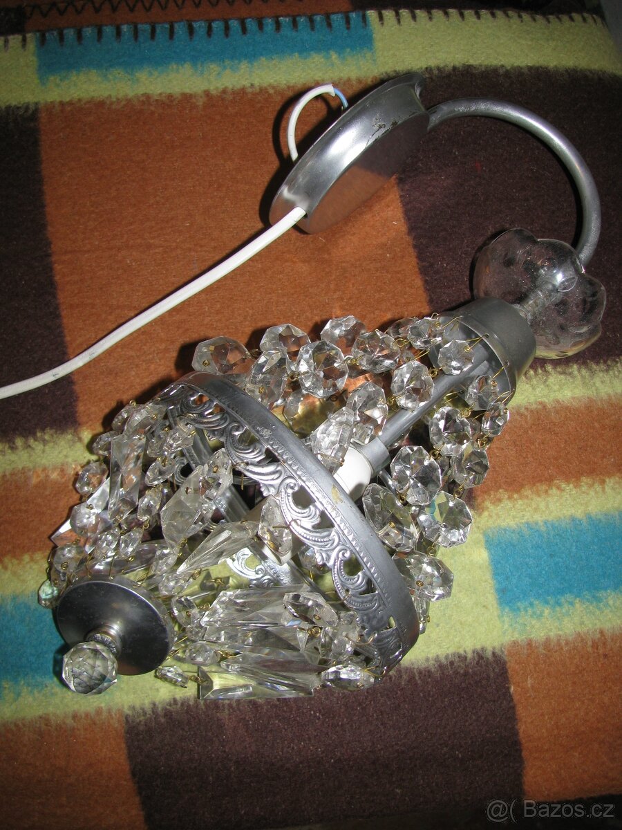 lustr - lampa křištálový s ověsy - 2